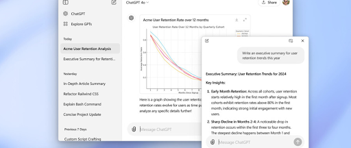 Application ChatGPT sur PC, assistant intelligent pour les utilisateurs Windows.